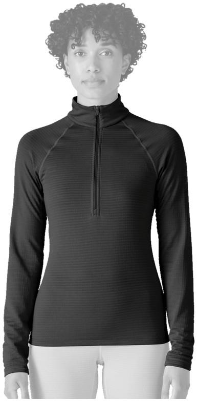 Capilene Thermal Weight Zip Neck - Womens - black 1