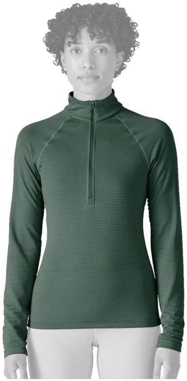 Capilene Thermal Weight Zip Neck - Womens - canopy green 1