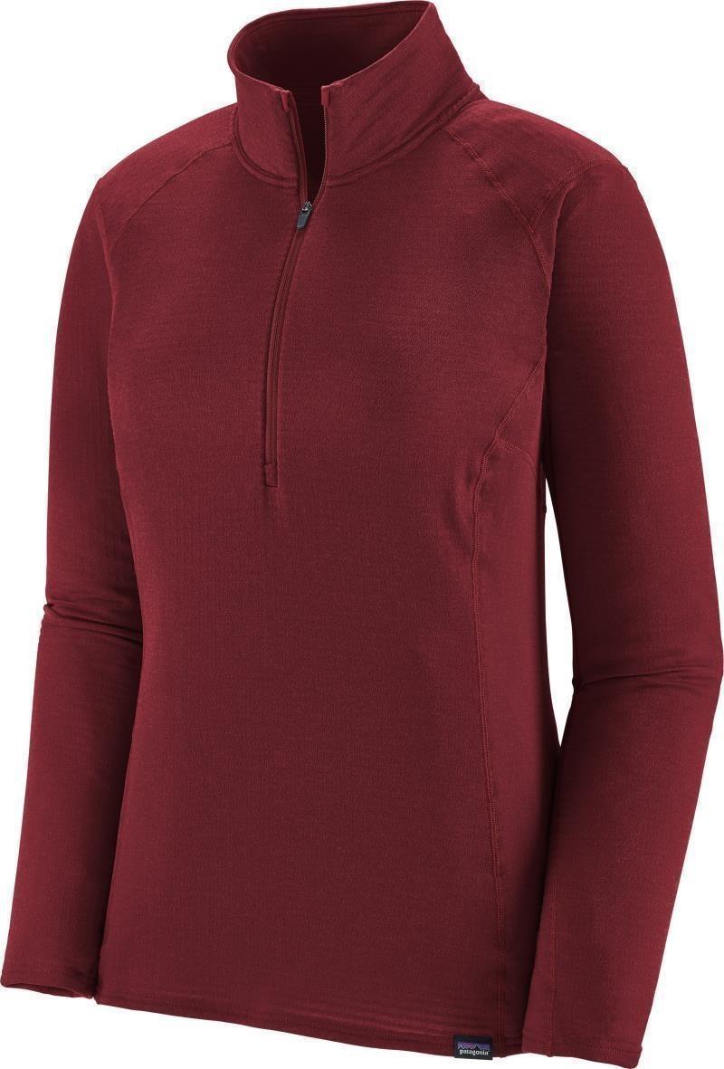 Capilene Thermal Weight Zip Neck - Womens - roamer red - light roamer red x-dye 1