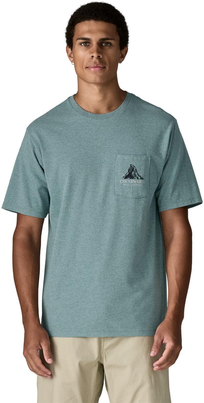 Chouinard Crest Pocket Responsibili-Tee SS - Mens - blue sage 1