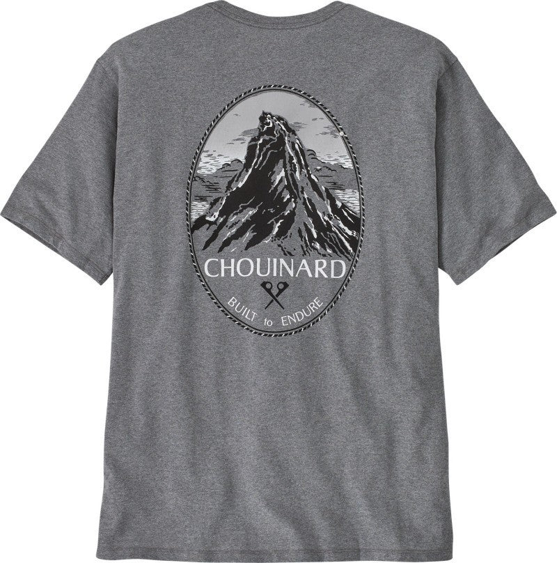 Chouinard Crest Pocket Responsibili-Tee SS - Mens - gravel heather 1