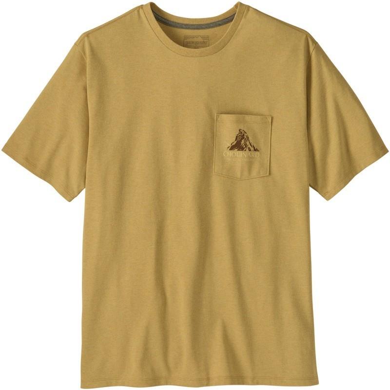 Chouinard Crest Pocket Responsibili-Tee SS - Mens - limestone yellow 1