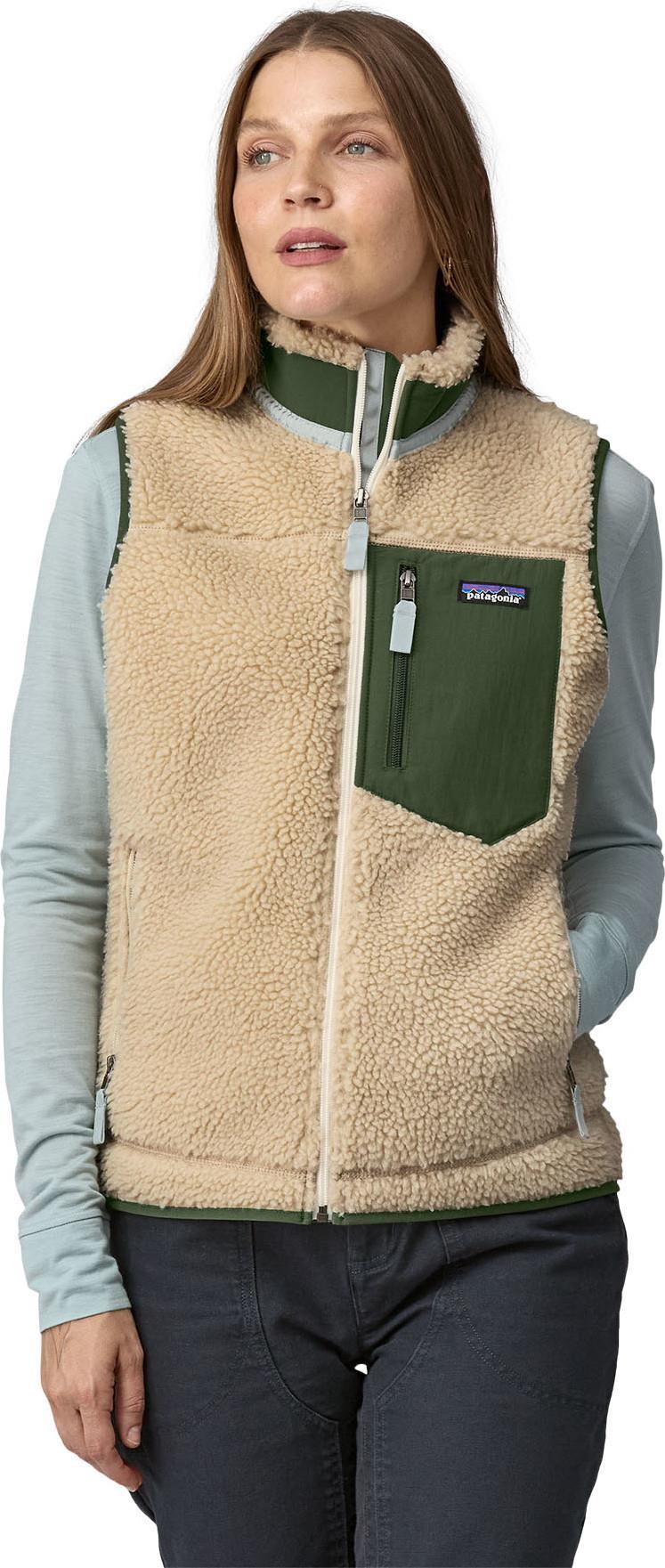 Classic Retro-X Vest - Womens - Dark Natural w/Torrey Pine Green 2