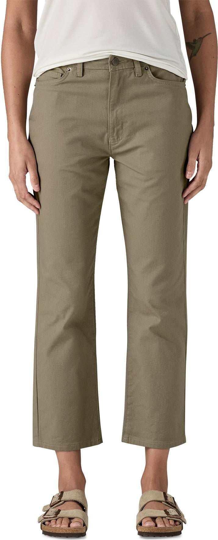 Classic Straight Pants - Womens - river rock green 1