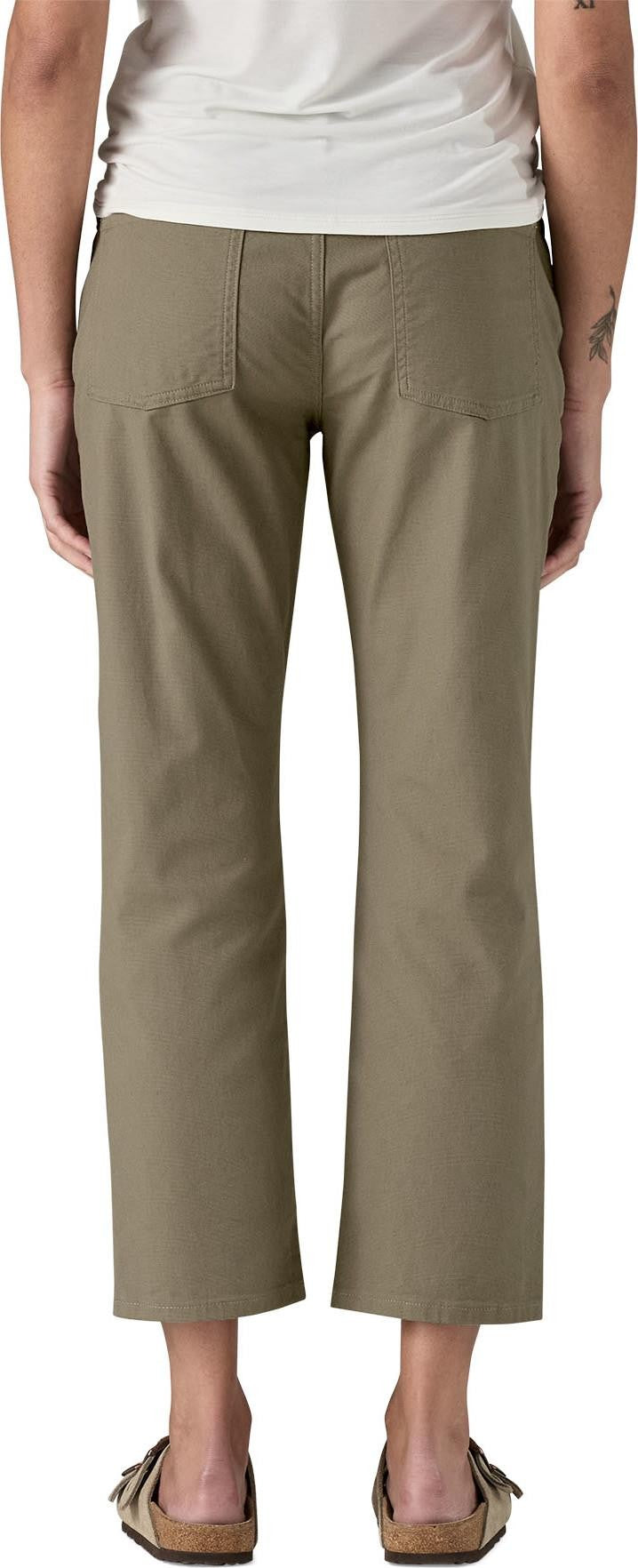 Classic Straight Pants - Womens - river rock green 1