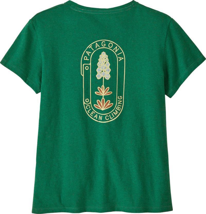 Clean Climb Bloom Pocket Responsibili-Tee - Womens - Gather Green 2