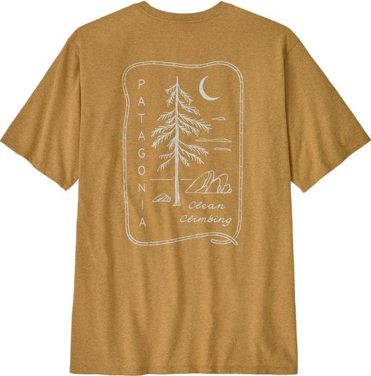 Clean Climb Roots Responsibili-Tee SS - Mens - pufferfish gold 1