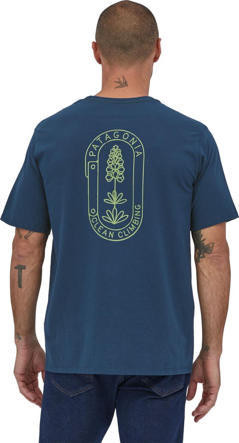 Clean Climb Trade Responsibili-Tee - Mens - Clean Climb Bloom / Tidepool Blue 3