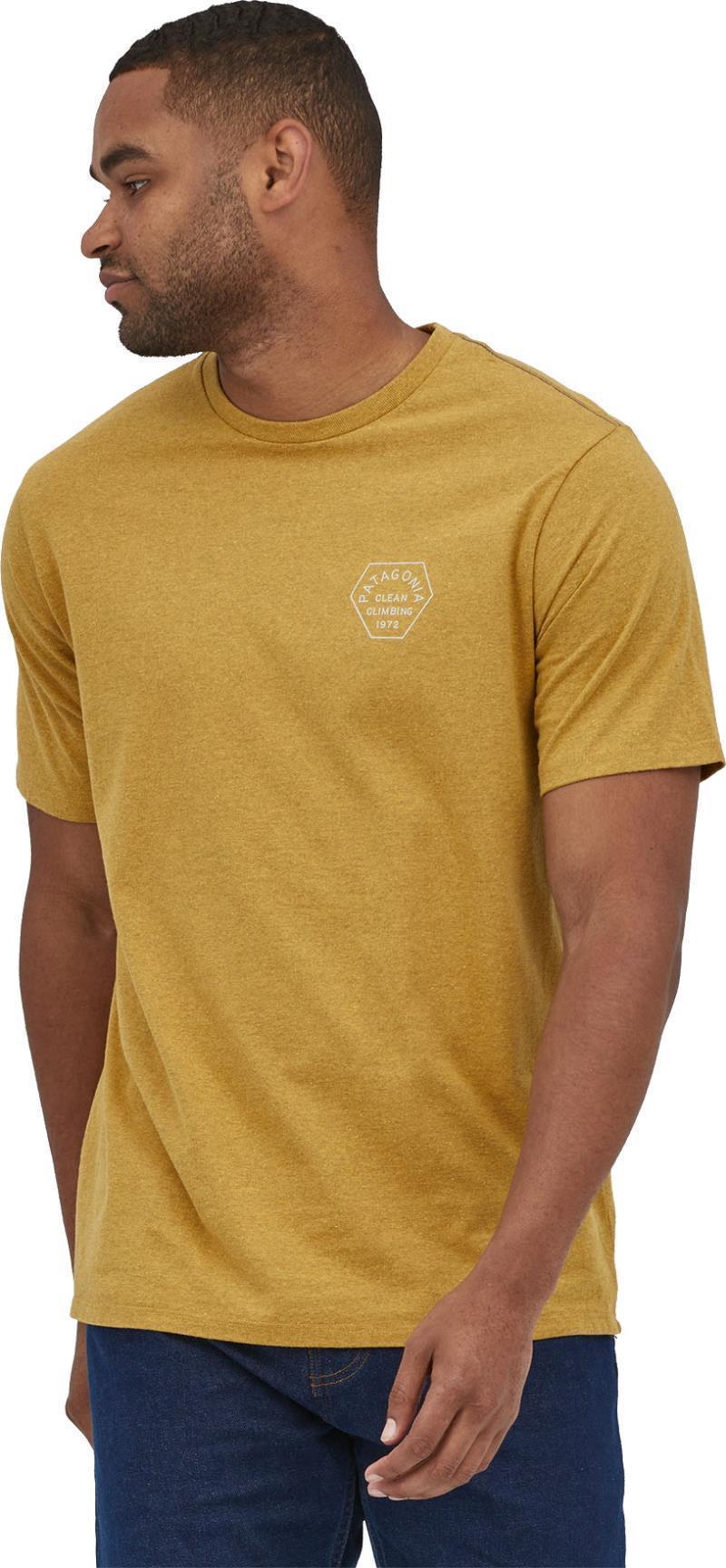 Clean Climb Trade Responsibili-Tee - Mens - Clean Climb Type / Cabin Gold 1