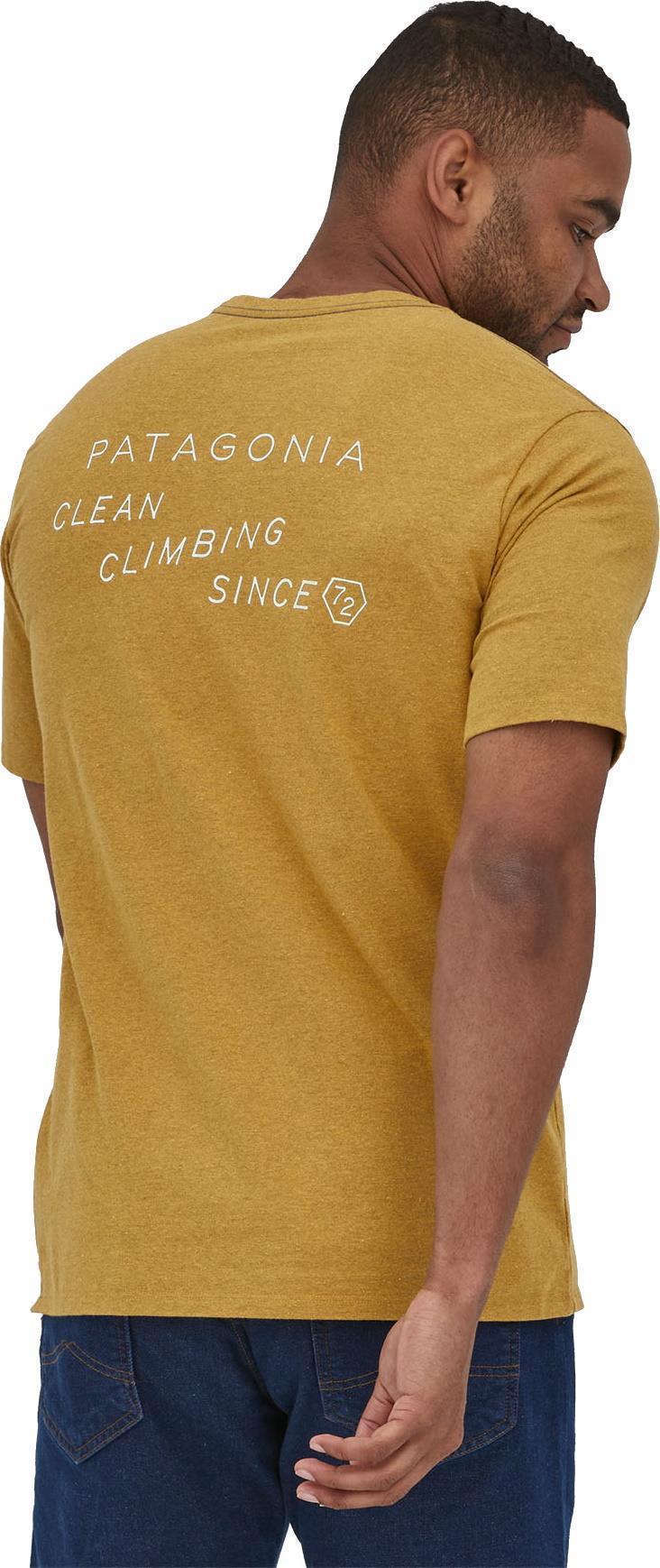 Clean Climb Trade Responsibili-Tee - Mens - Clean Climb Type / Cabin Gold 2