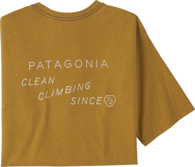Clean Climb Trade Responsibili-Tee - Mens - Clean Climb Type / Cabin Gold 3