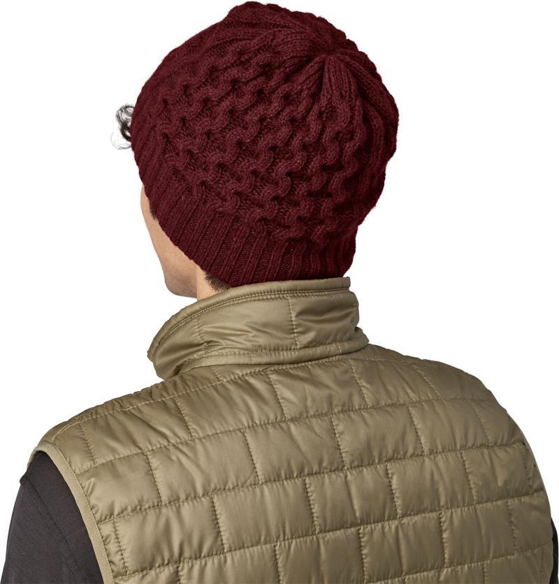 Coastal Cable Beanie - Wax Red 3