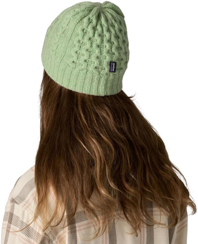 Coastal Cable Beanie - lichen green 1