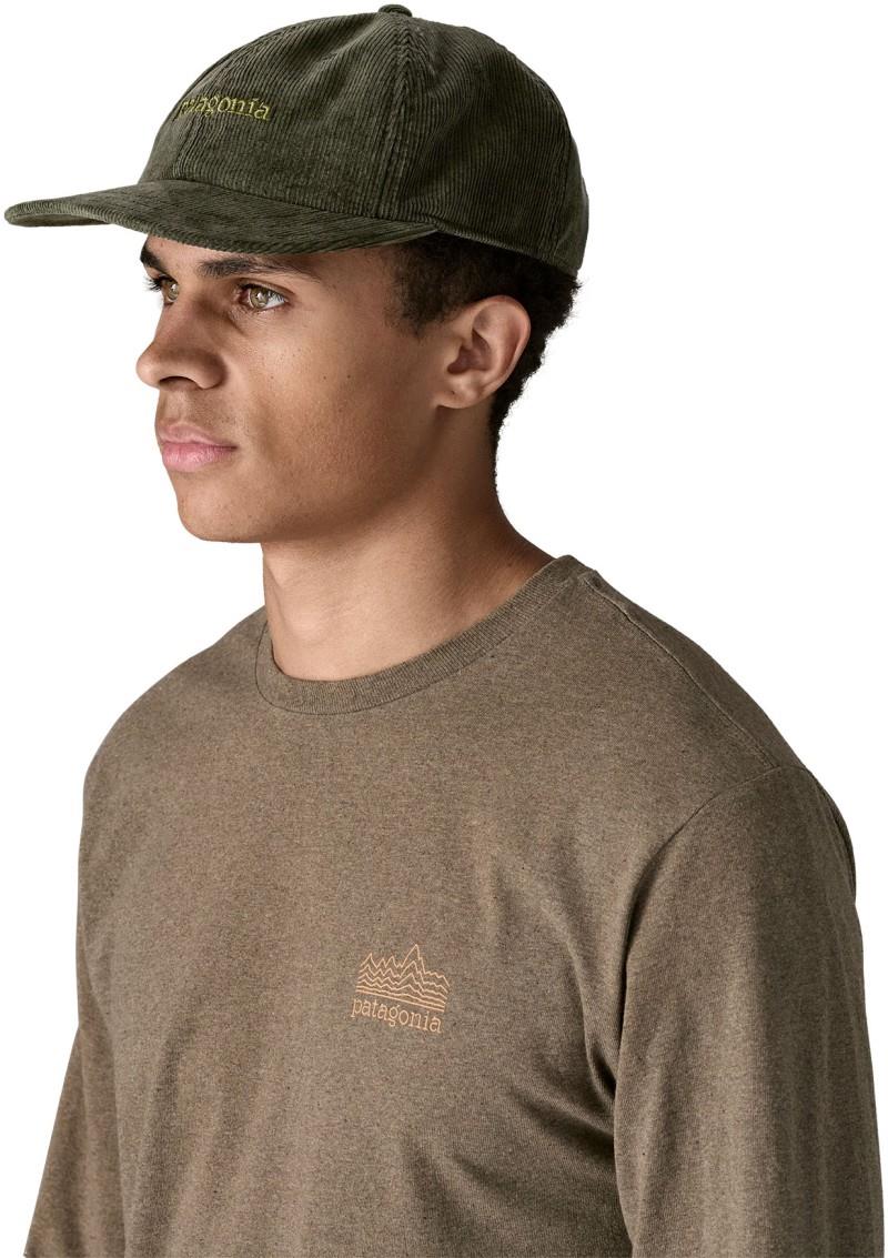 Corduroy Cap - text logo / old growth green 1