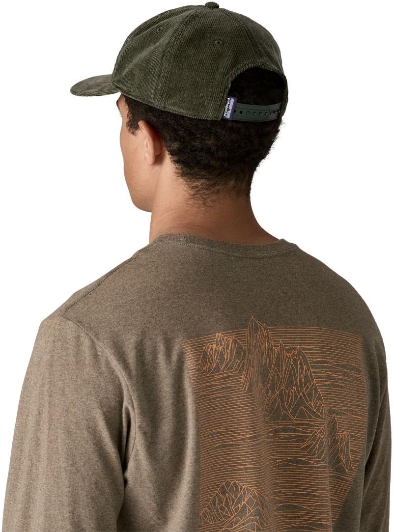 Corduroy Cap - text logo / old growth green 1