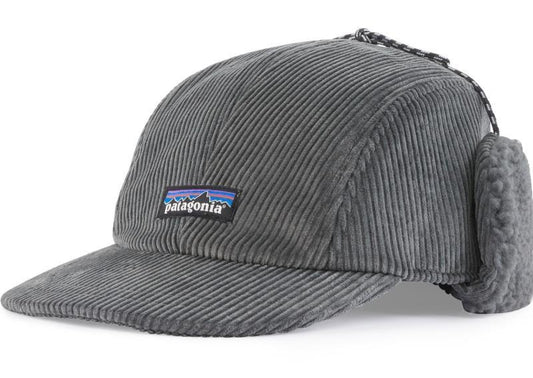 Corduroy Ear Flap Cap - forge grey 1