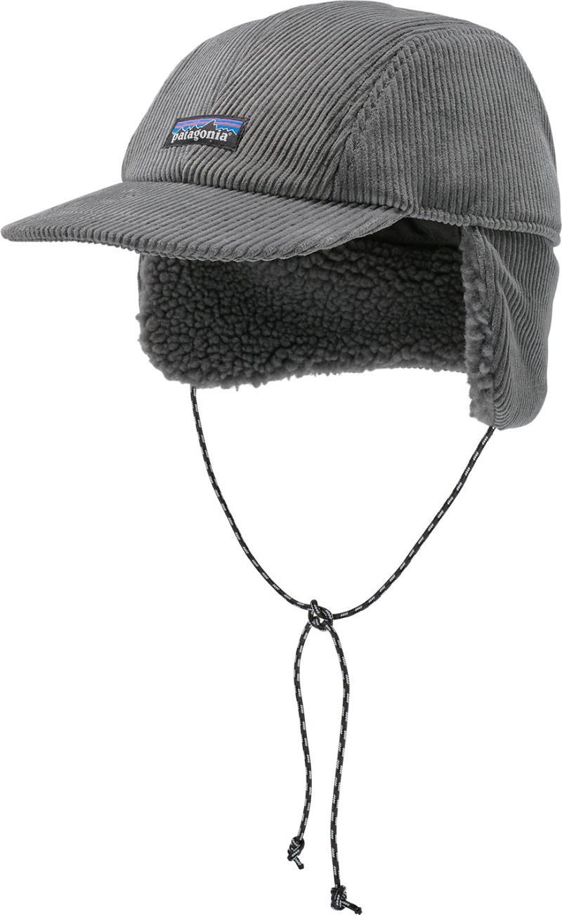 Corduroy Ear Flap Cap - forge grey 1