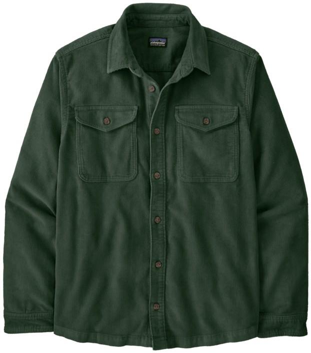 Corduroy LS Shirt - Mens - canopy green 1