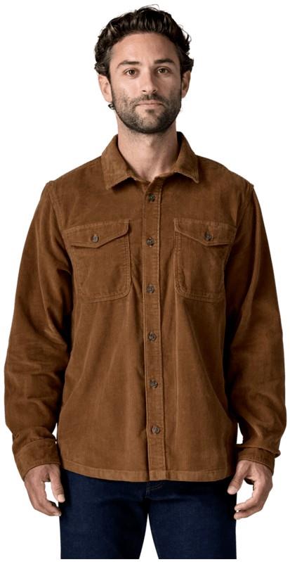 Corduroy LS Shirt - Mens - deer brown 1