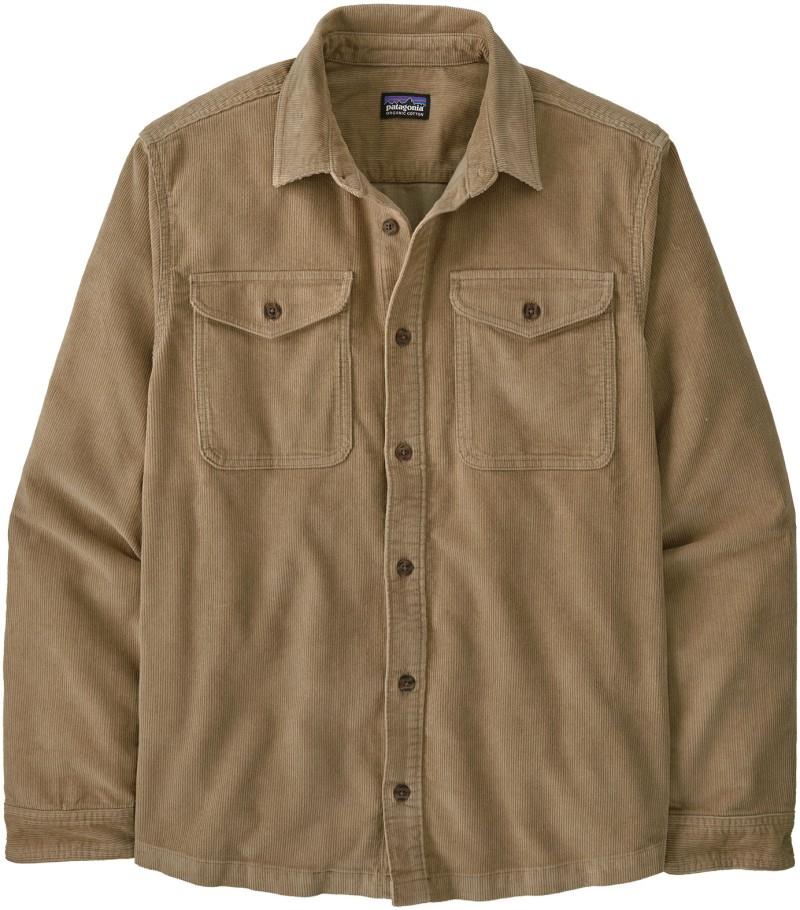 Corduroy LS Shirt - Mens - seabird grey 1