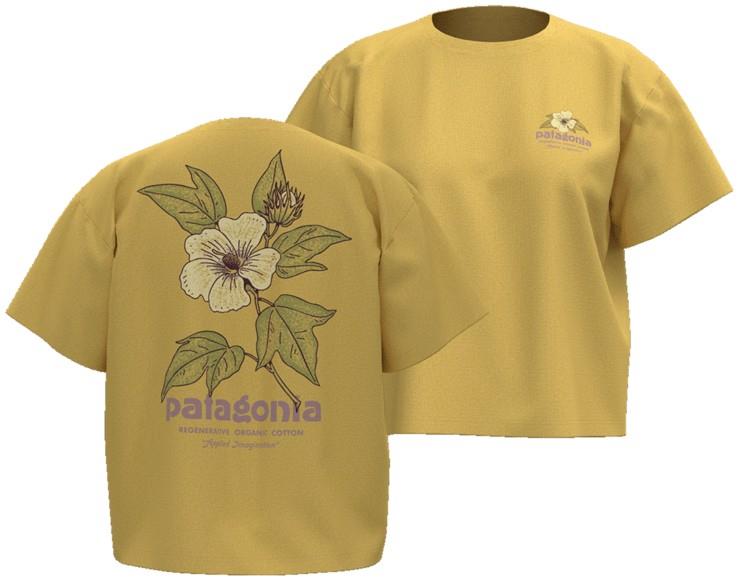 Cottonflowers Easy-Cut Tee - Womens - surfboard yellow 1