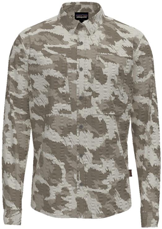 Crossdraft LS Shirt - Mens - mineral camo / seabird grey 1