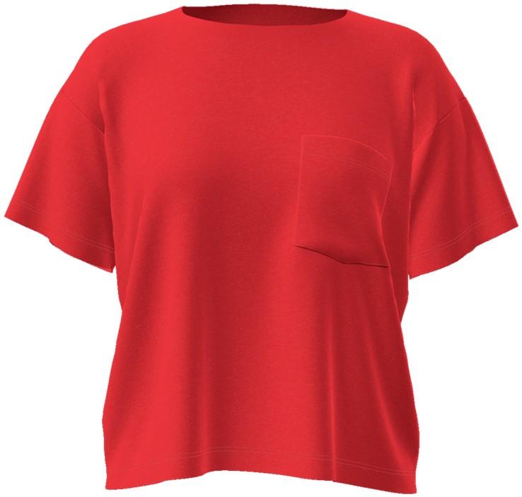 Daily Easy-Cut T-Shirt - Womens - atlas red 1