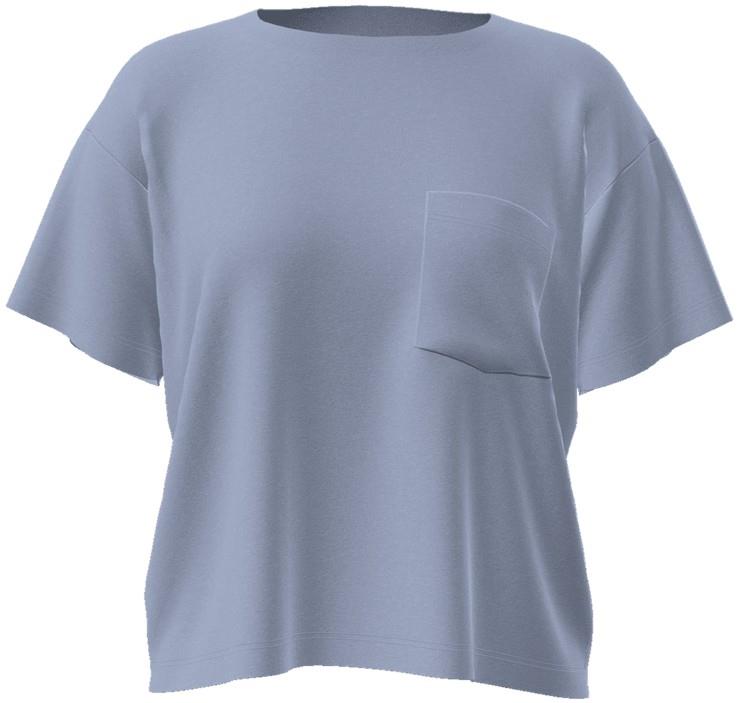 Daily Easy-Cut T-Shirt - Womens - ghost blue 1