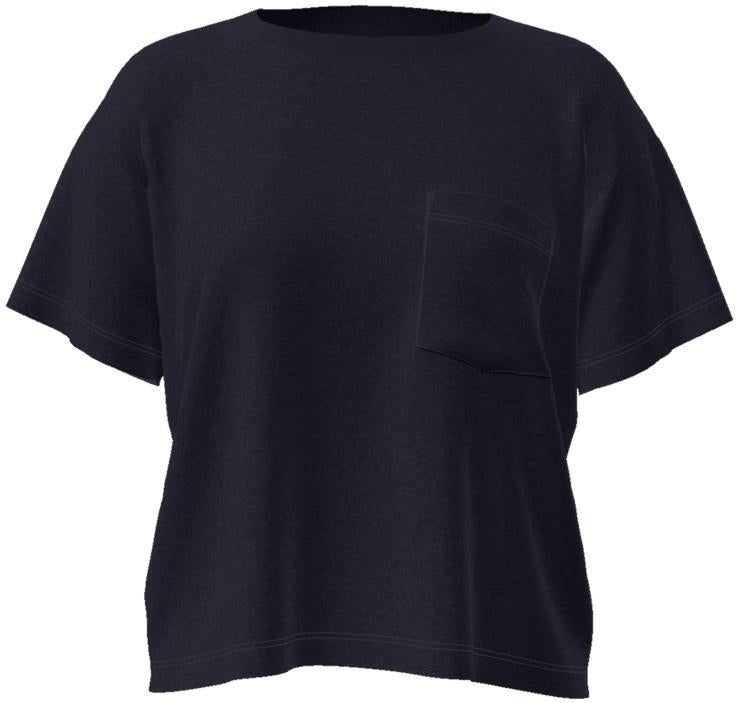 Daily Easy-Cut T-Shirt - Womens - sunken blue 1