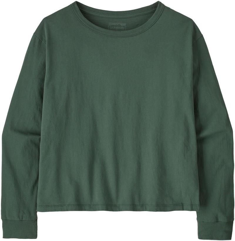Daily Easy Cut LS T-Shirt - Womens - canopy green 1