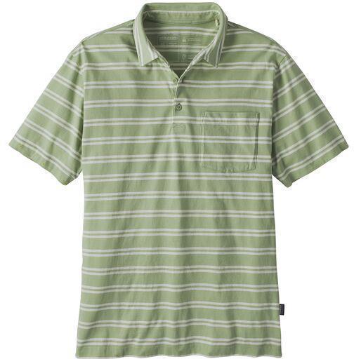 Daily Polo - Mens - Mirror Stripe / Salvia Green 1