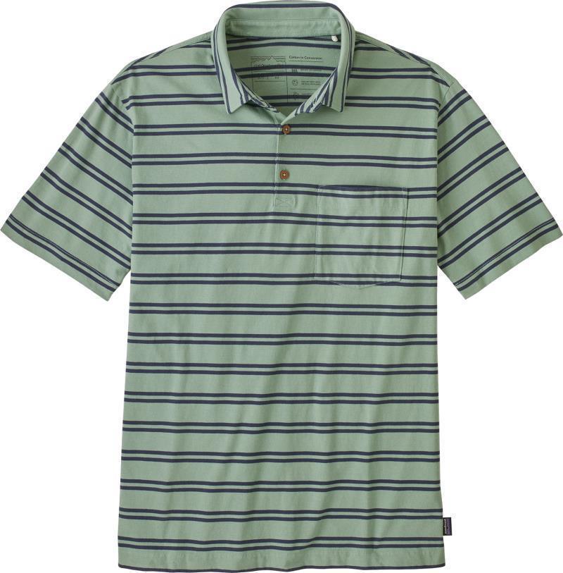 Daily Polo - Mens - Mirror Stripe / Sedge Green 1