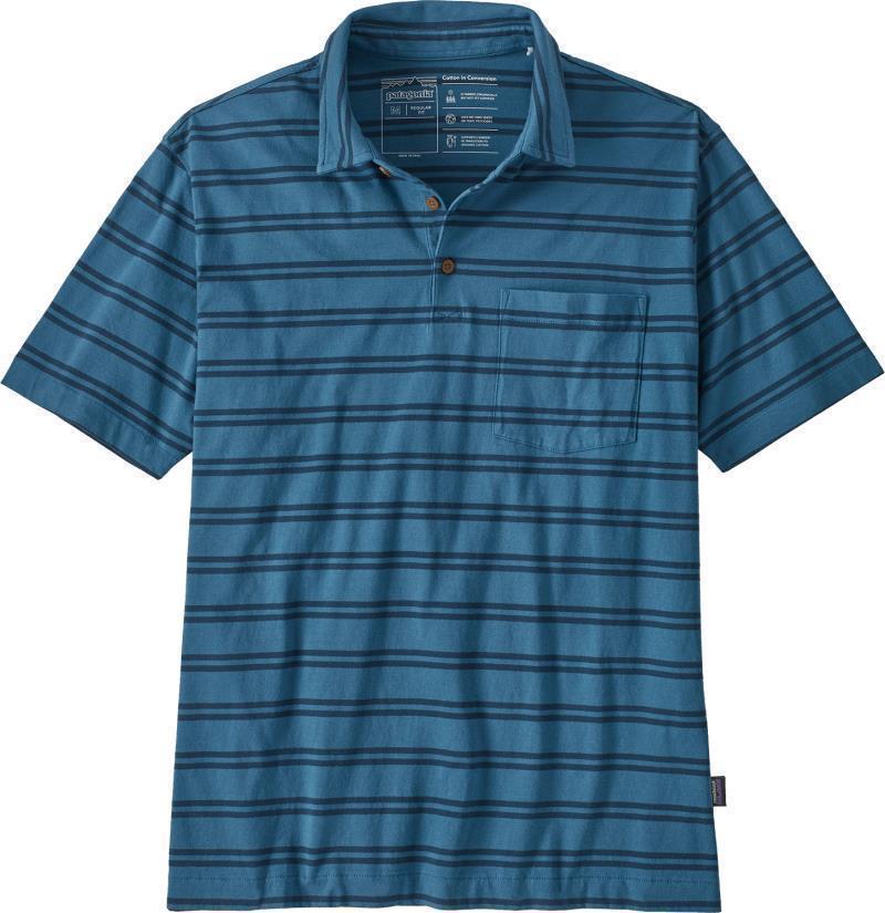 Daily Polo - Mens - Mirror Stripe / Wavy Blue 1