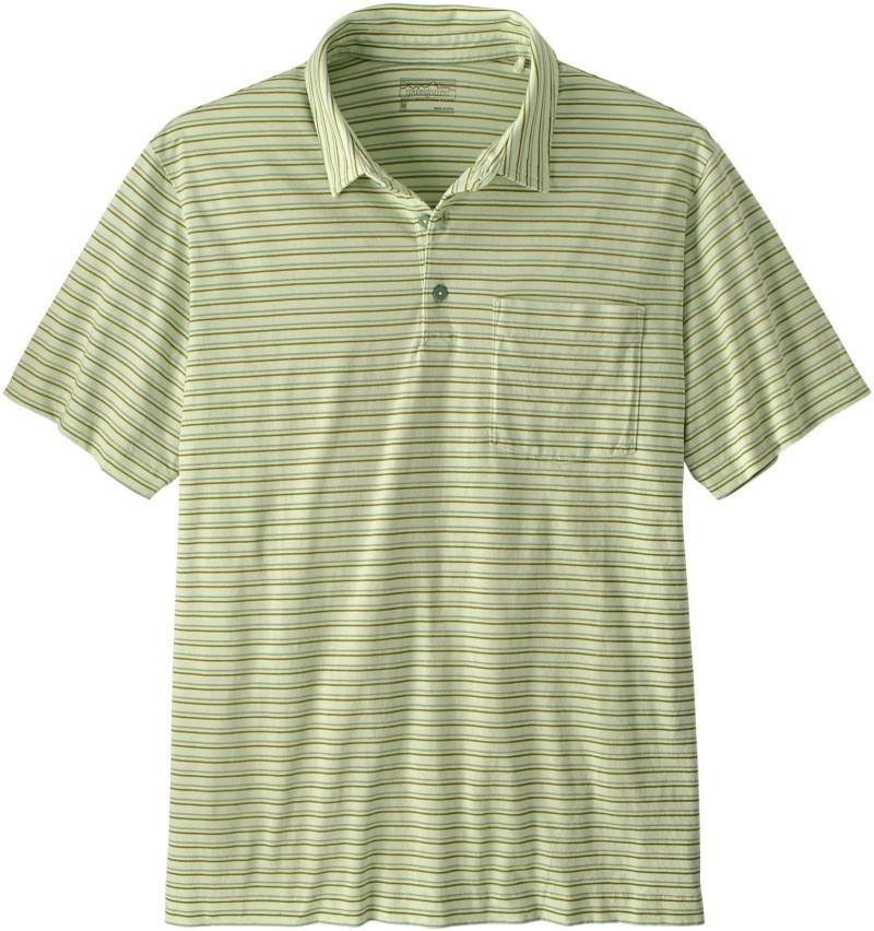 Daily Polo - Mens - fallen stripe / lichen green 1