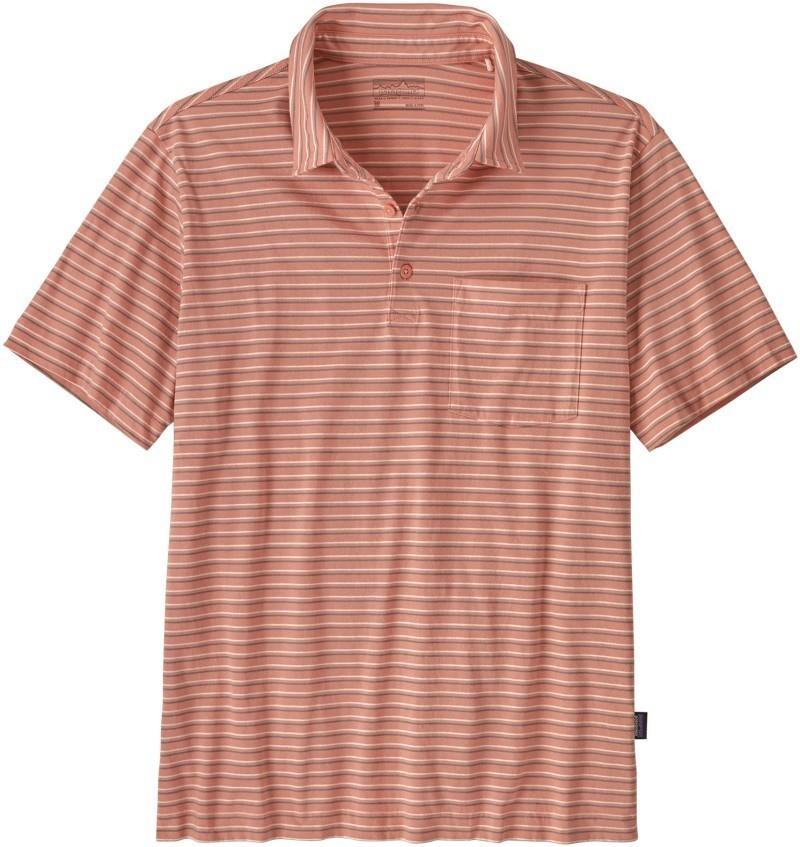 Daily Polo - Mens - fallen stripe / moment pink 1