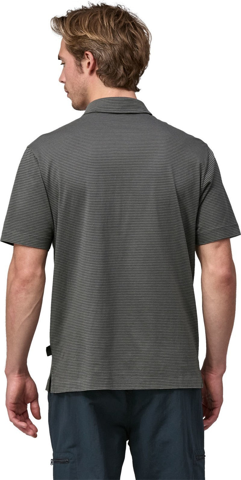 Daily Polo - Mens - fathom stripe / forge grey 1