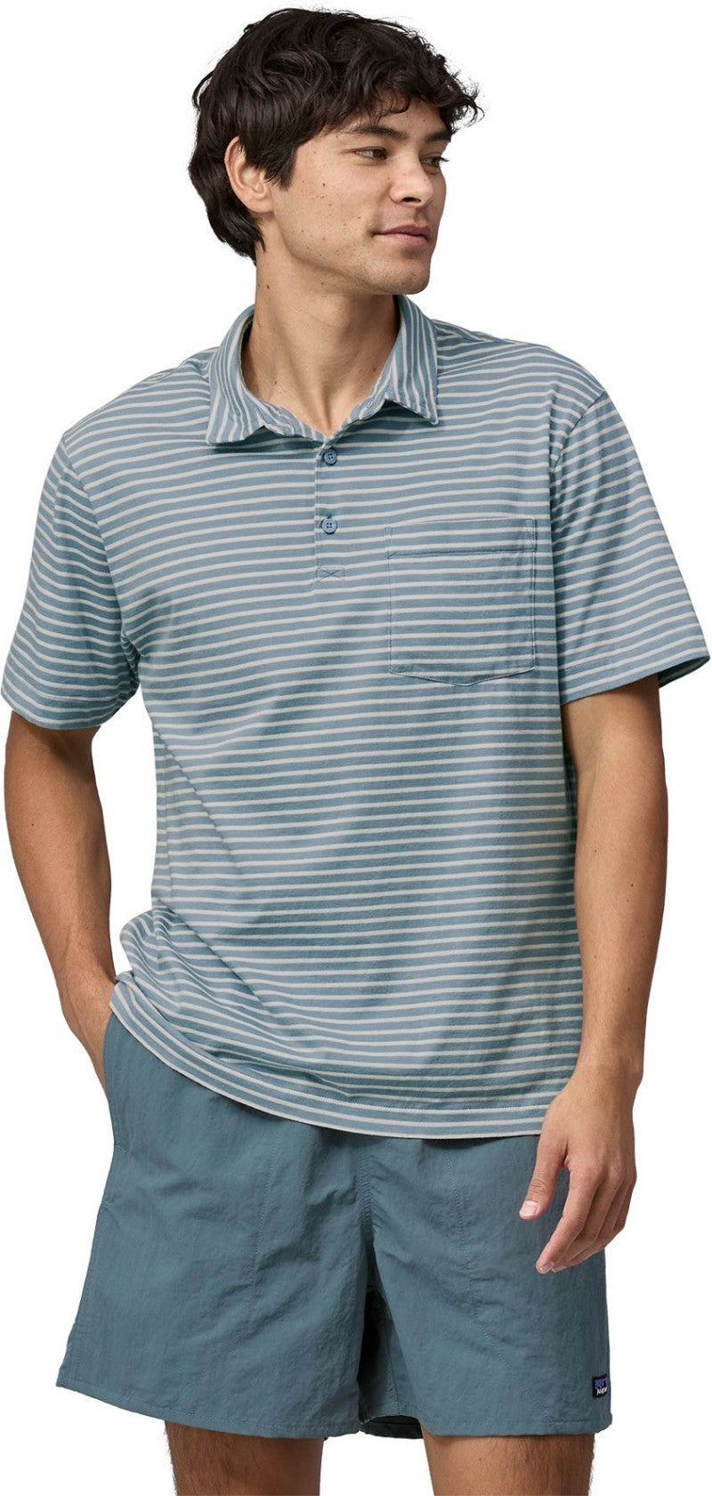 Daily Polo - Mens - highlight / light plume grey 1