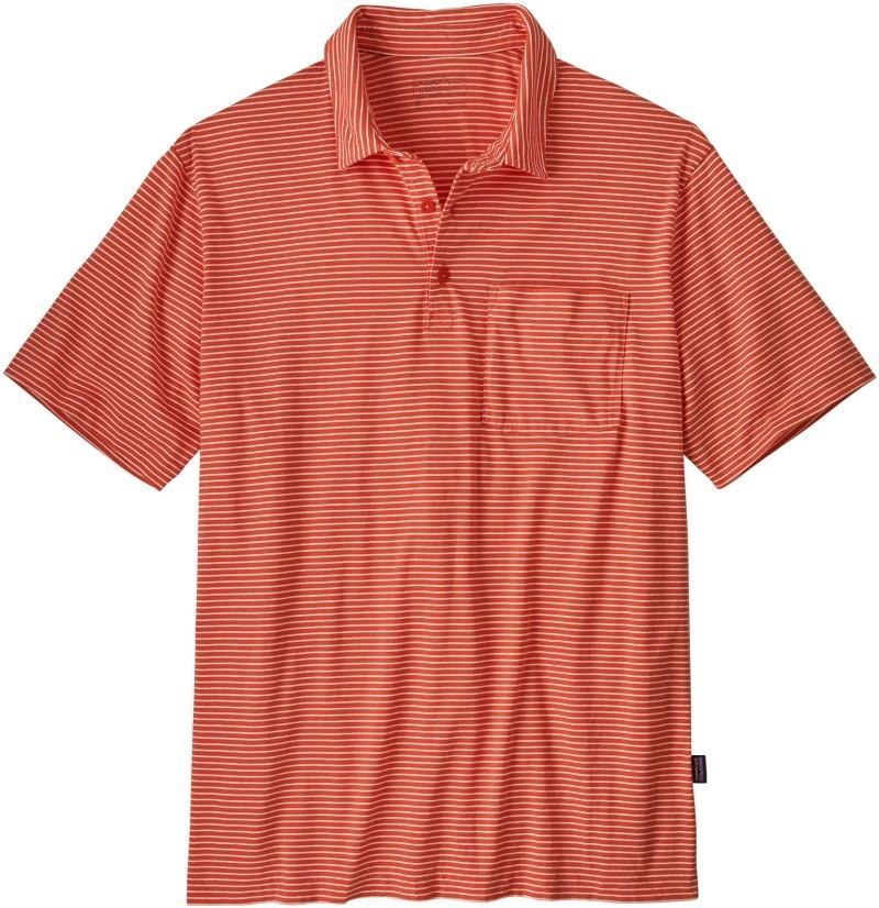 Daily Polo - Mens - seashore / pimento red 1