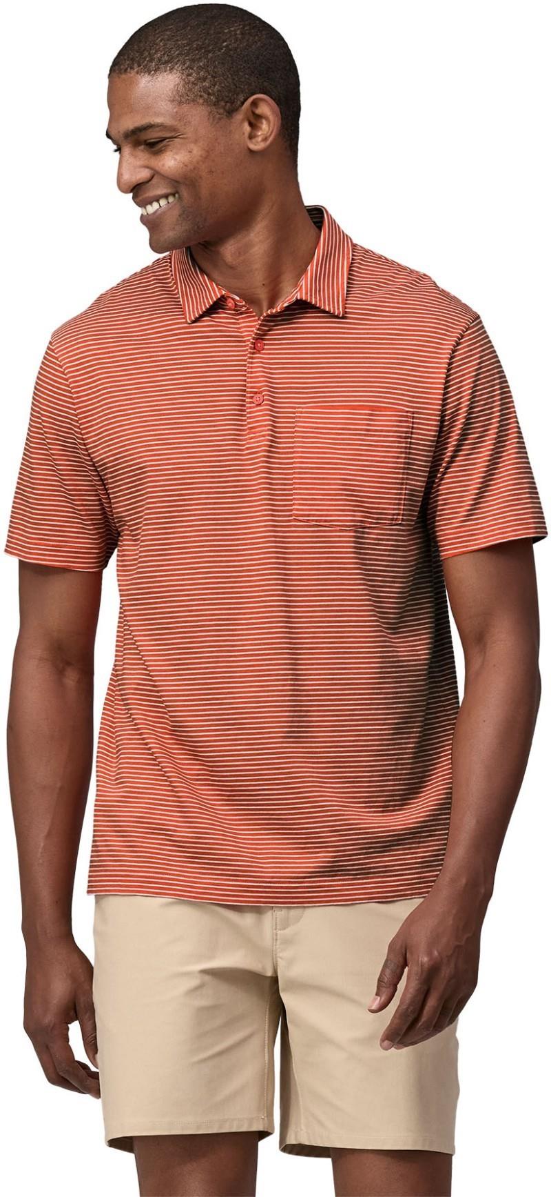 Daily Polo - Mens - seashore / pimento red 1