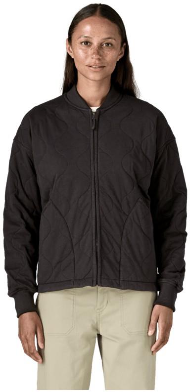 Daily Quilted Bomber Jacket - Womens - black 1