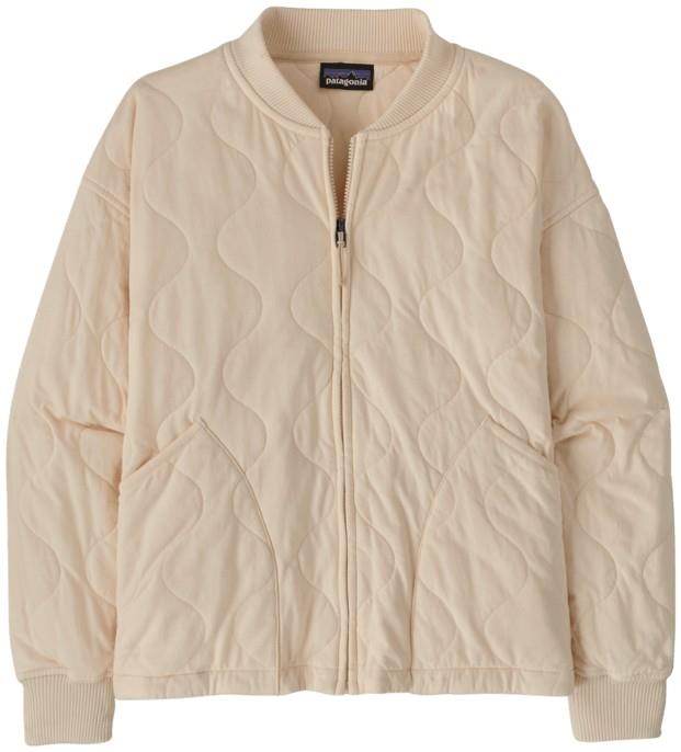 Daily Quilted Bomber Jacket - Womens - natural 1