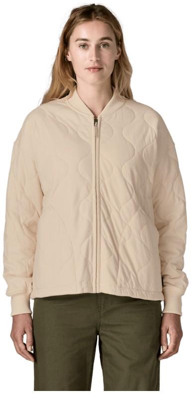 Daily Quilted Bomber Jacket - Womens - natural 1