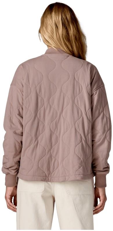Daily Quilted Bomber Jacket - Womens - stingray mauve 1