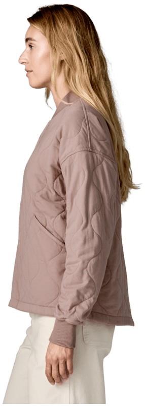 Daily Quilted Bomber Jacket - Womens - stingray mauve 1