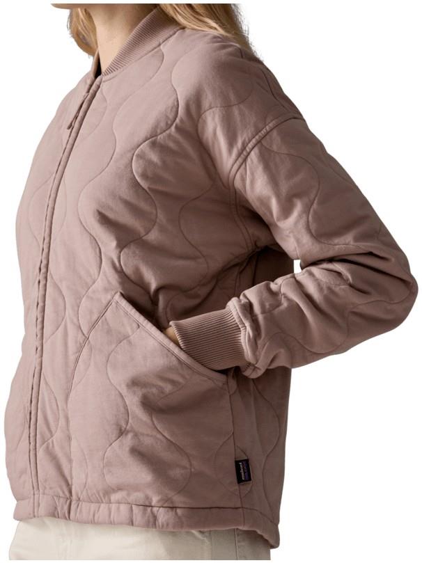 Daily Quilted Bomber Jacket - Womens - stingray mauve 1