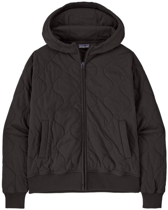 Daily Quilted Hoody - Womens - black 1