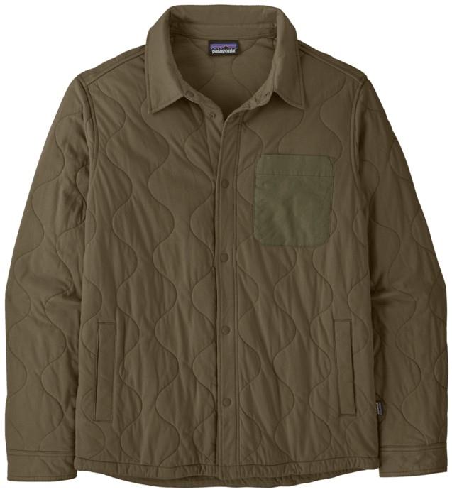 Daily Quilted Shirt Jacket - Mens - basin green 1