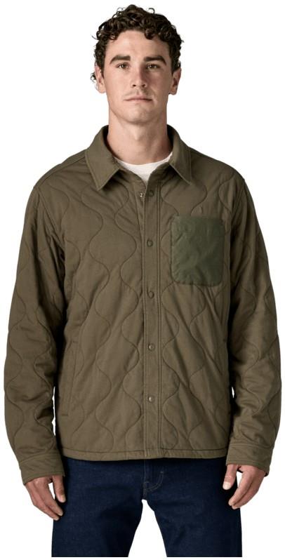 Daily Quilted Shirt Jacket - Mens - basin green 1