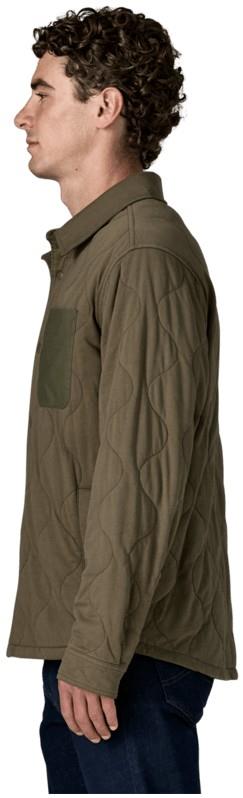 Daily Quilted Shirt Jacket - Mens - basin green 1