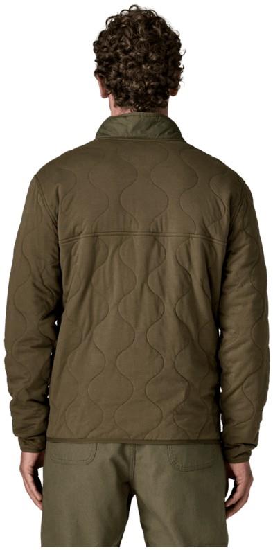 Daily Quilted Snap Tee Pullover - Mens - basin green 1